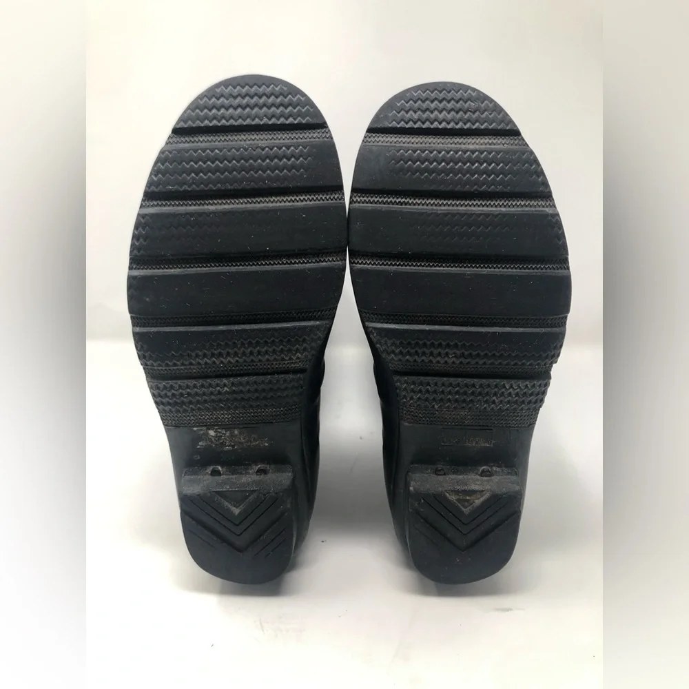 Hunter Women Rain Black Tall Boots Size 6-7 - Picture 8 of 10